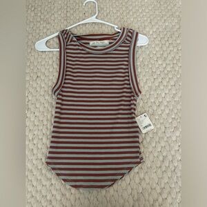 Free people striped tank top.